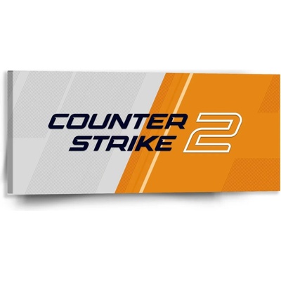 Sablio Obraz Counter Strike 2 Oranžová - 110x50 cm