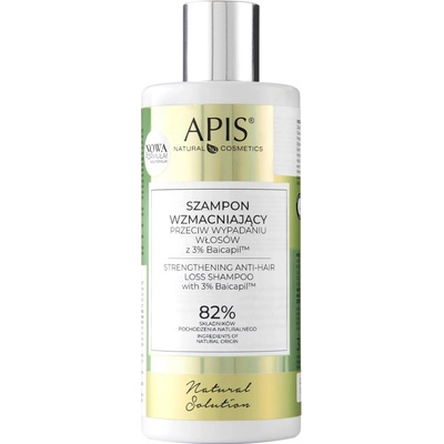 Apis Natural Solution Posilňujúci šampón proti vypadávaniu vlasov s 3% komplexom Baicapil™ 300 ml