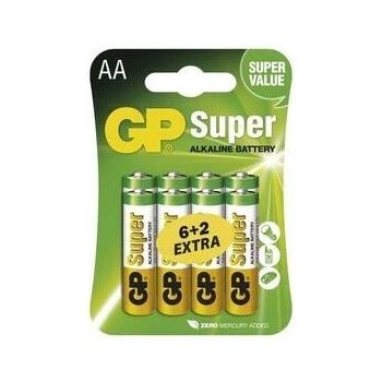 GP Super Alkaline AA 8ks 1013218000