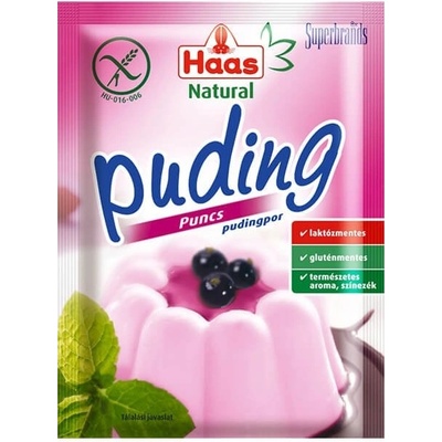Haas Natural Puding s punčovou príchuťou 40 g
