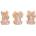 Nemesis Now Комплект статуетки Nemesis Now Adult: Humor - Three Wise Ginger Cats (U6958A25)