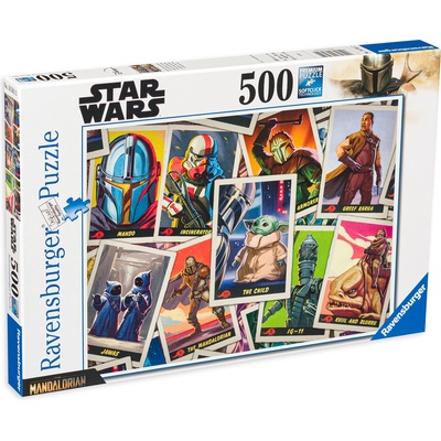 Ravensburger Пъзел Ravensburger от 500 части - Колаж с Мандалореца (12000216)