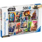 Ravensburger Пъзел Ravensburger от 500 части - Колаж с Мандалореца (12000216)