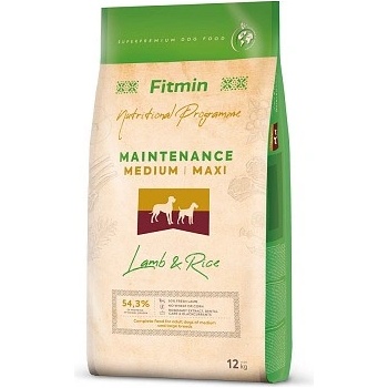 Fitmin Medium Maxi Lamb & Rice 12 kg