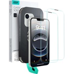 ESR 2 броя калени стъклени защитни покрития за дисплея на iPhone 17е, iPhone 16е - ESR UltraFit Tray Tempered Glass 2 Pack (прозрачен) (KF2346233)