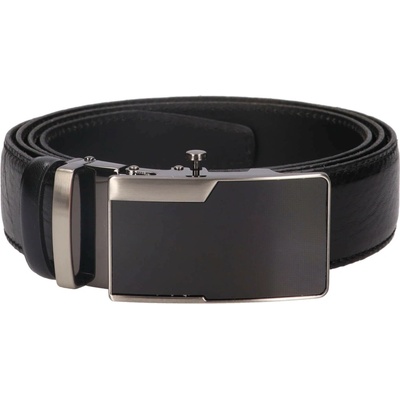 Pánský kožený opasek s automatickou sponou Belt Toro Filip černá