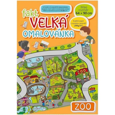 Baloušek Fakt velká omalovánka Zoo 168557