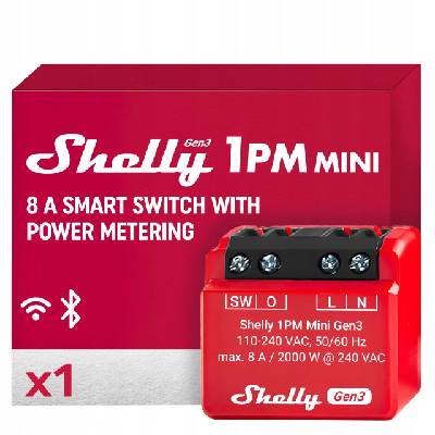 Shelly Plus 1PM Mini Gen3