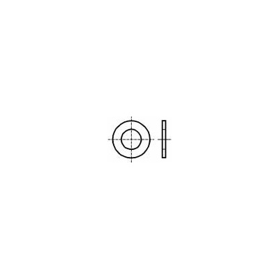 KRAFTBERG Podložka kulatá M3 D=7mm h=0,5mm nerezová ocel A2 DIN:125A