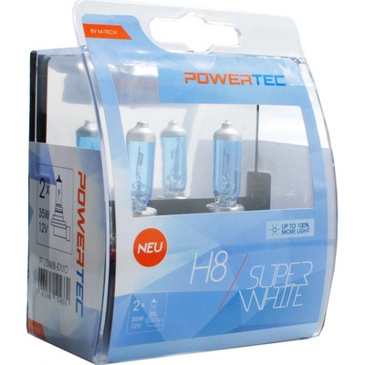 M-Tech PTZSW8-DUO H8 PGJ19-1 12V 35W Superwhite duo