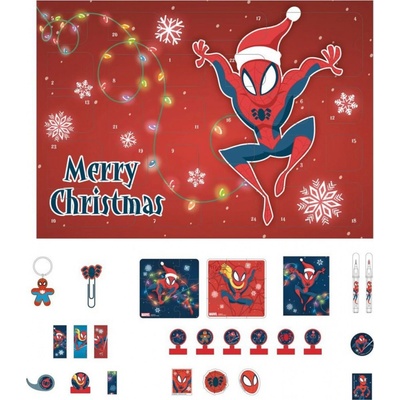 Kartón P P Adventný kalendár Spider Man