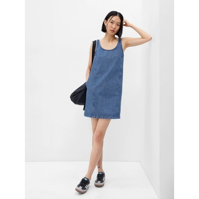 GAP rifľové šaty mini 758006.000MEDIUMI modrá