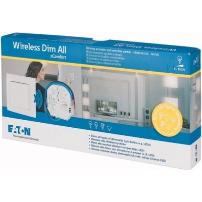EATON SET stmívací CPAD-00/213 RF (aktor 250W+2bodová tlačítka) IP20