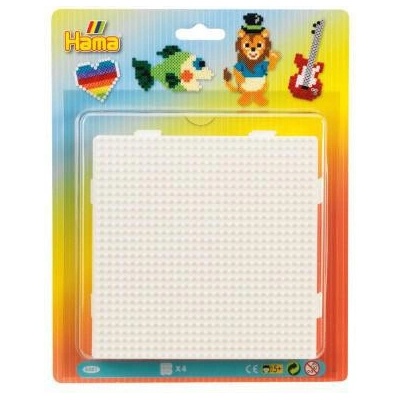 HAMA Podložka na zažehlovací korálky - napojovací čtverec 4 ks na – Zboží Dáma
