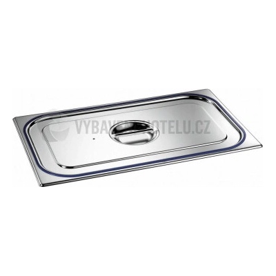 Víko GN 1/1 plné nerezové s tesnením 53 x 32,5 cm 3173300