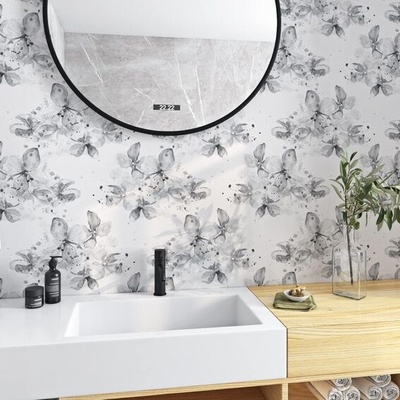 ReWallpaper 44,5 cm × 7 m samolepicí tapeta s malými květinami, vinylová samolepicí tapeta na