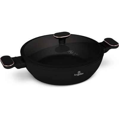 Pánev hluboká s titanovým povrchem a poklicí 28 cm Black Rose Collection
