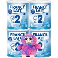 France Lait 2 4 x 400 g + plyšové zvieratko