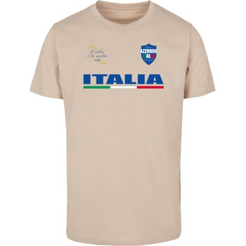 Mister Tee Тениска Italia Trikot Tee sand XXLUB-MT3316-00208 - Тъмносив, размер XXL