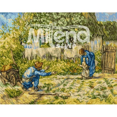 Milena Style Първи стъпки (Ван Гог) - гоблен със схема конци dmc 1: 1