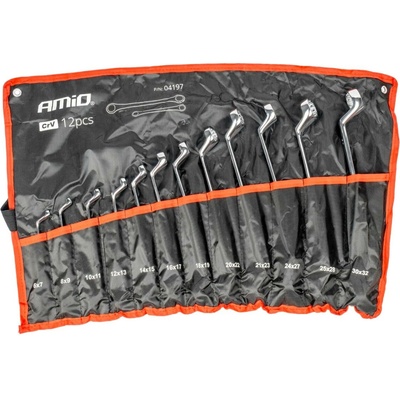 AMiO Sada očkových obojstranných kľúčov 6-32cm 12ks 04197