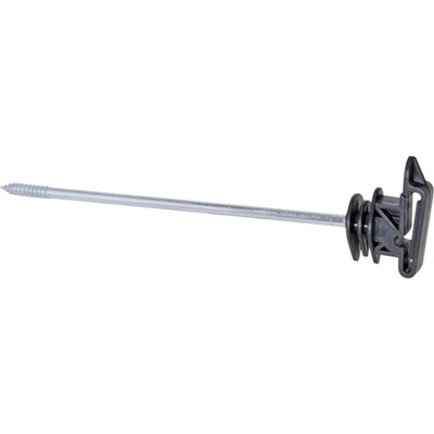 VNT electronics s.r.o. Izolátor k elektrickému ohradníku pro pásku do 40 mm, lanko do 6 mm, dlouhý vrut 200 mm - 10 ks