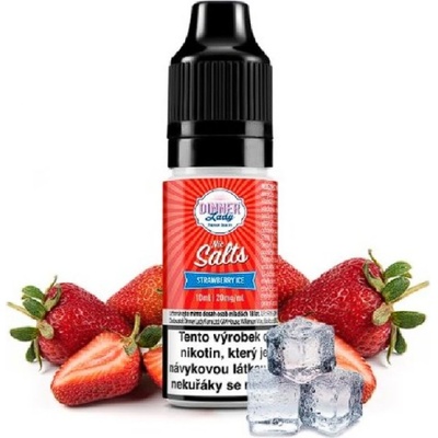 Dinner Lady Nic. Salts Strawberry Ice 10 ml 20 mg