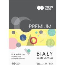 Happy Color Skicák technický Premium bílý 250g m2 10listů A4