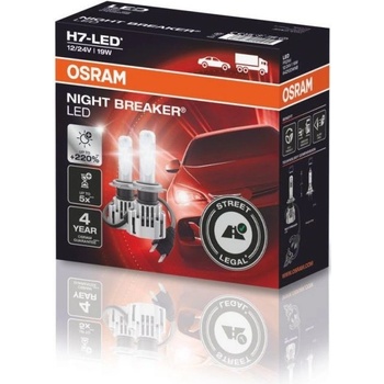 Osram H7 NIGHT BREAKER LED +220% 64210DWNB 6000K 2ks