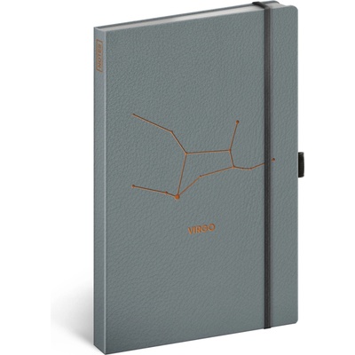 Notique Бележки зодия Дева, подплатени, 13 x 21 cm NOTIQUE | Siv | Home | UNI