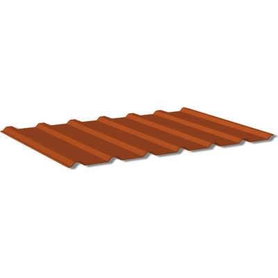 Satjam T18N AluMat 1173 x 0,6 mm RAL 8017 čokoládová hnědá 1 m²