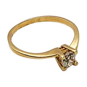 VipGold Златен годежен пръстен 1.90 гр (pr058)