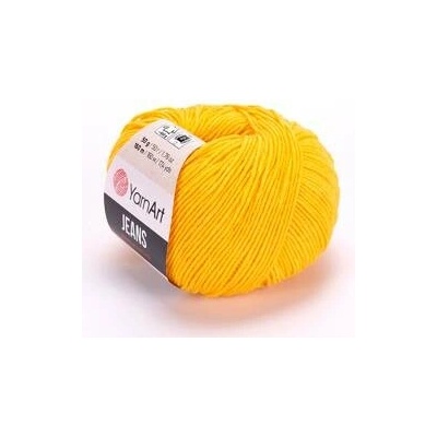 YarnArt Jeans 35 - sytě žlutá