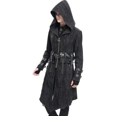 Devil fashion мъжко палто DEVIL FASHION - Black Gothic Punk - CT251