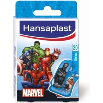 BEIERSDORF AG Hansaplast MARVEL náplasť s detským motívom, stripy - 20 ks