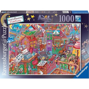 Ravensburger Пъзел Ravensburger от 1000 части - Скривалището на баба и дядо (17480)