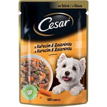 Cesar s chutným kuracím a zelenim ragu v šťave 24 x 100 g