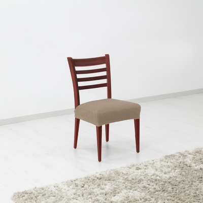 Forbyt Napínací potah na sedák židle Denia oříšková 2 ks 45 x 45 cm – Zboží Dáma