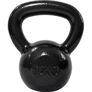 Amazon Basics Cast Iron Kettlebell 12kg Black - CK-12KG (CK-12KG)