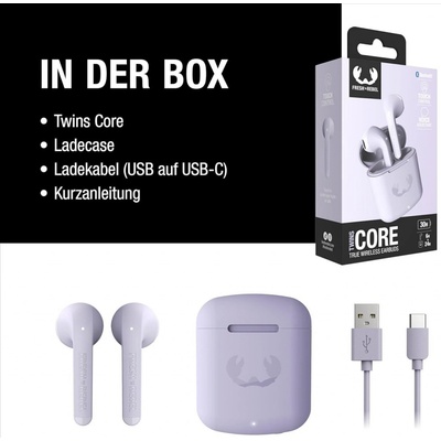 Fresh 'n Rebel Bezdrátová sluchátka Fresh'n Rebel Twins Core - TWS Earbuds in Dazzling Color Options Bezdrátová sluchátka Fresh'n Rebel Twins Core TWS v odstínu Dreamy Fialovác 12944652410