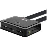 Lindy LINDY 2 портов DisplayPort 1.2, USB-C кабел KVM суич (42346)