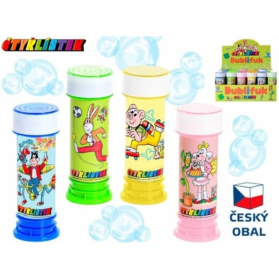 Mikro Bublifuk Čtyřlístek 50ml 4druhy
