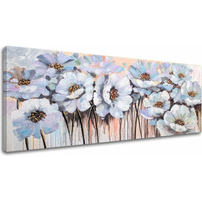 Obraz na plátne KVETY - 100x40 cm