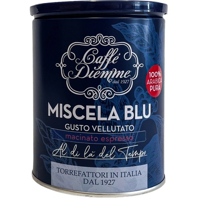 Caffè Diemme Miscela Blu manato espresso 100% arabica mletá 250 g