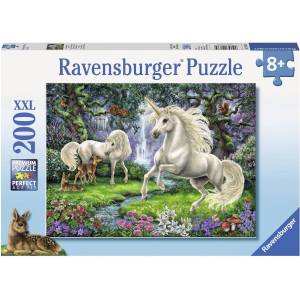 Ravensburger Пъзел Ravensburger от 200 XXL части - Мистични еднорози (12838) - ozone