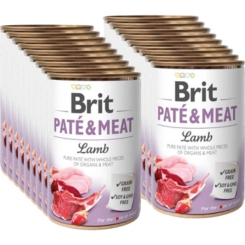 Brit Брит пате и агнеско месо 18x400г