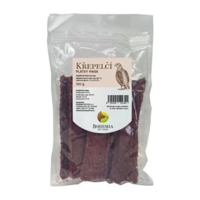 Bohemia Pet Food BOHEMIA Křepelčí plátky 100 g