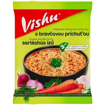 Vishu Instantná rezancová polievka s bravčovou príchuťou 60 g