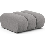 Micadoni Сива шенилова табуретка Lupine - Micadoni (MIC_POUF_214_F1_LUPINE6)