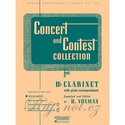 CONCERT & CONTEST COLLECTIONS / klarinet - sólový zošit